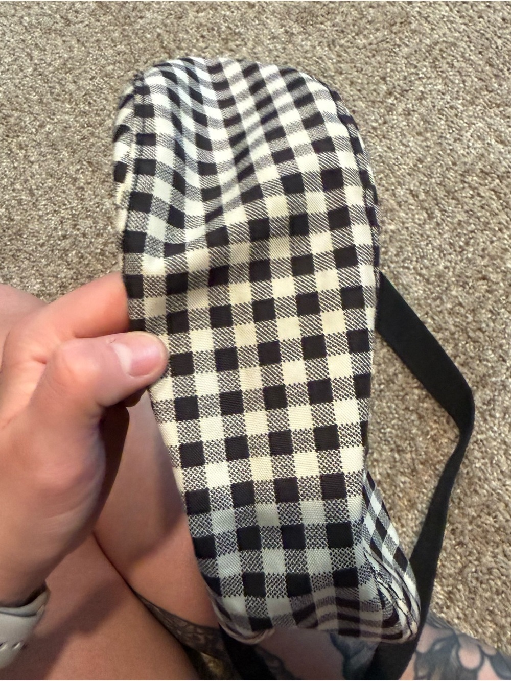 Baggu Gingham Small Crescent Bag - Picture 6 of 6